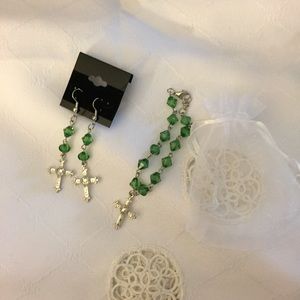 🌷FINAL🌷HANDMADE BRACELET/ EARRINGS. MOM & CHILD